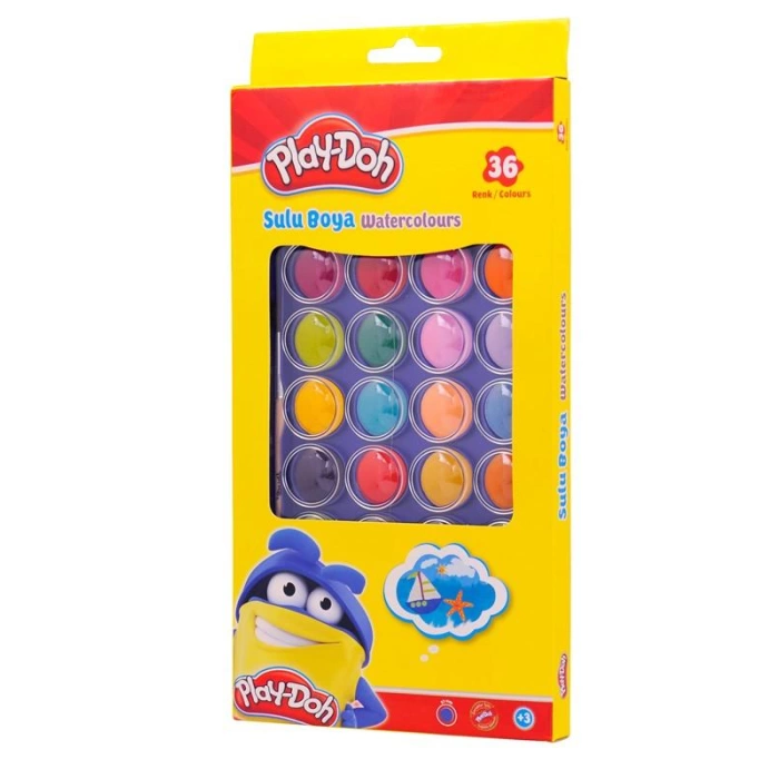 Playdoh 36 Renk Suluboya 23mm