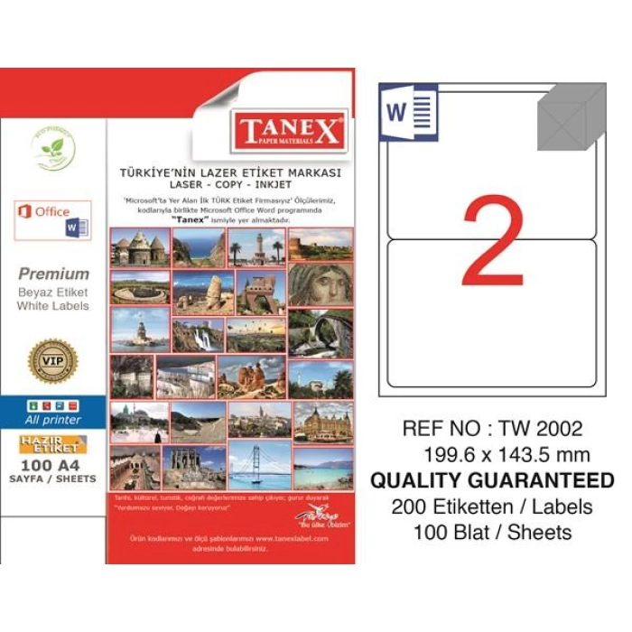 TANEX HAZIR ETIKET 2002 199.6X143,1