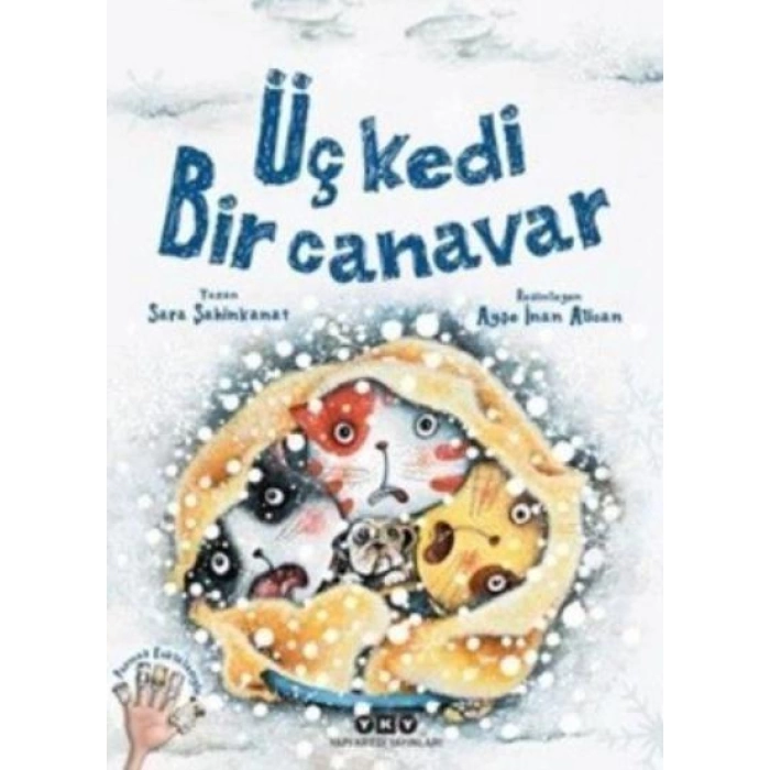 Üç Kedi Bir Canavar (Ciltli)