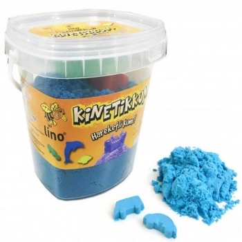 LİNO KİNETİK KUM 500 GR MAVİ KOVA