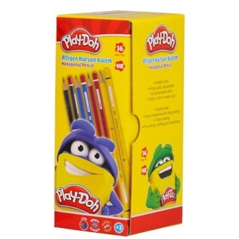 Play-Doh Altıgen Kurşun Kalem 36lı Stand