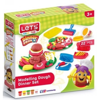 LETS Oyun Hamuru Yemek Ziyafeti Seti