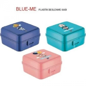 GIPTA BLUE-ME DESENLİ PLASTİK BESLENME KABI 1 LT