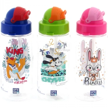 GIPTA FUN TRİTAN DESENLİ PİPETLİ MATARA 500 CC