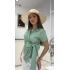 KISA KOLLU BAĞLAMALI GÖMLEK