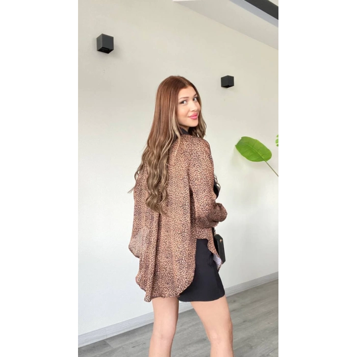 DESENLİ ÖNDEN BAĞLAMALI CEKET