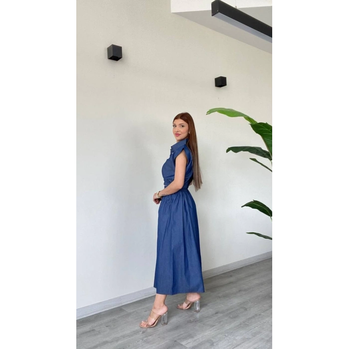 ETEKLİ GÖMLEK DENİM TAKIM