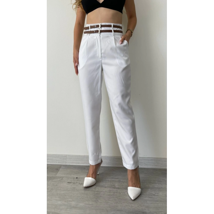 İKİLİ KEMERLİ PANTOLON