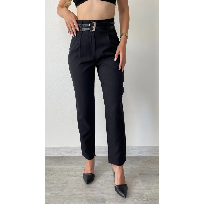 İKİLİ KEMERLİ PANTOLON