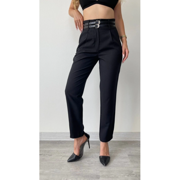 İKİLİ KEMERLİ PANTOLON