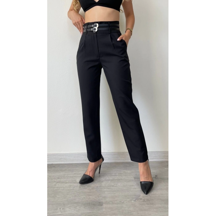 İKİLİ KEMERLİ PANTOLON