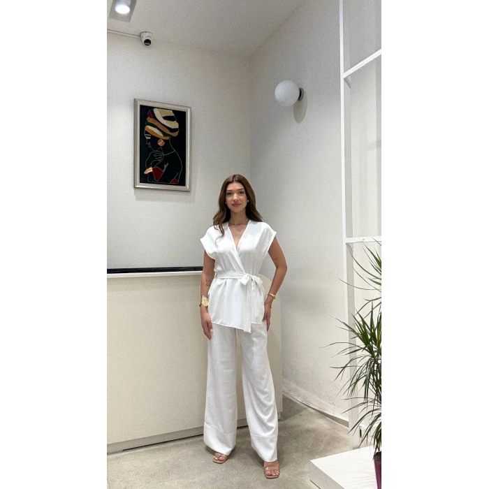 KETEN YELEK BAĞLAMALI