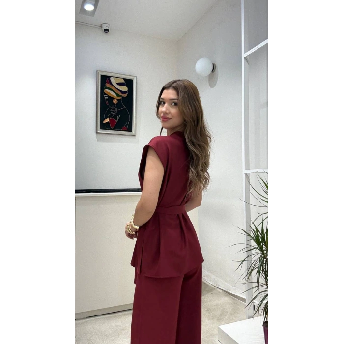 KETEN YELEK BAĞLAMALI