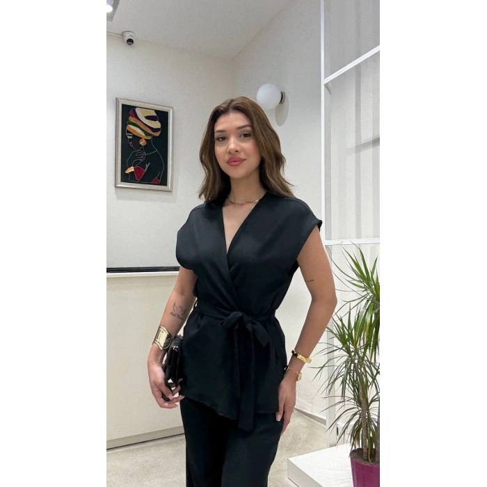 KETEN YELEK BAĞLAMALI