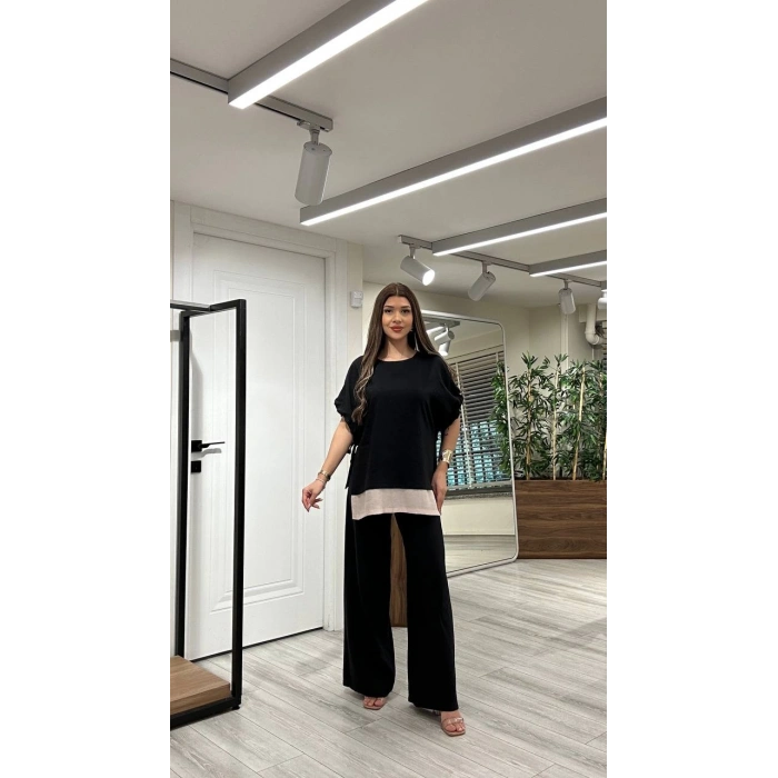 KOLLARI BÜZGÜLÜ MODAL TAKIM