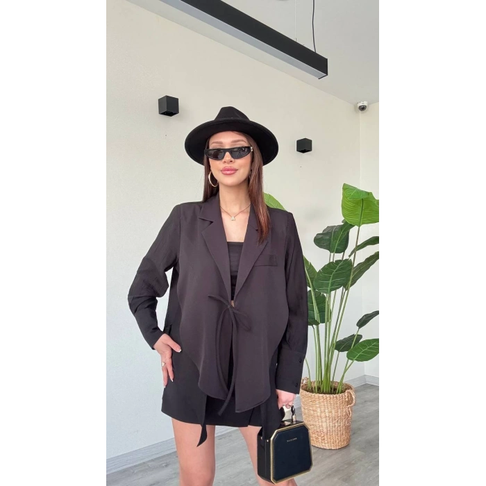 ÖNDEN BAĞLAMALI CEKET