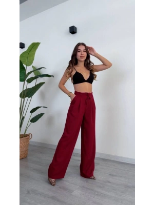 BAĞLAMA DETAYLI PALAZZO PANTOLON