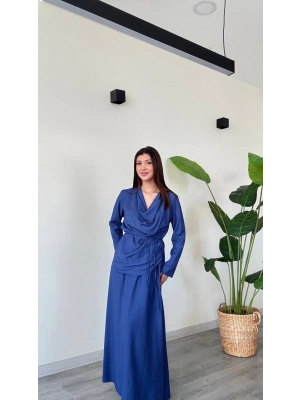 BLUZ BAĞLAMALI ETEK TAKIM