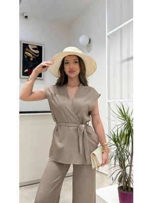 KETEN YELEK BAĞLAMALI