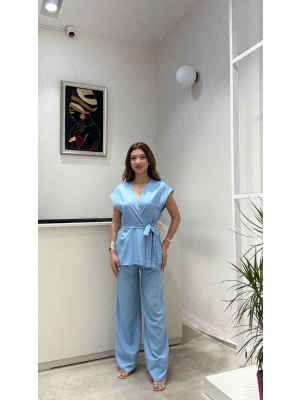 KETEN YELEK BAĞLAMALI