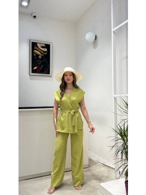 KETEN YELEK BAĞLAMALI