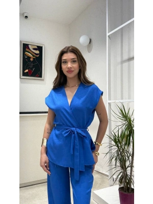 KETEN YELEK BAĞLAMALI