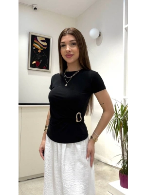 KISA KOLLU TOKA DETAYLI BLUZ