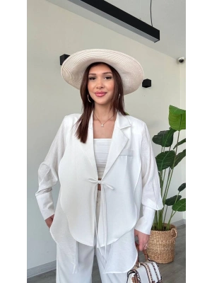 ÖNDEN BAĞLAMALI CEKET