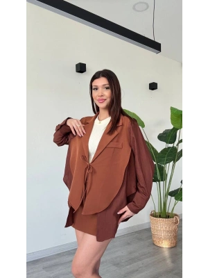 ÖNDEN BAĞLAMALI CEKET