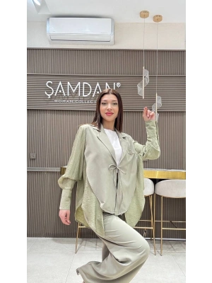 ÖNDEN BAĞLAMALI CEKET