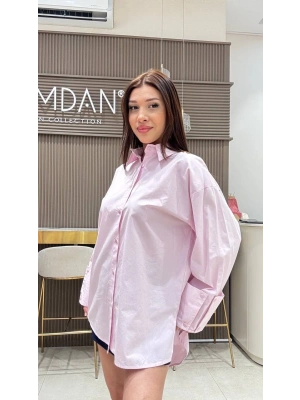 OVERSİZE KOL DETAYLI GÖMLEK