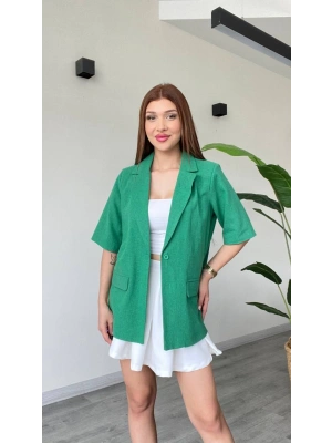 YARIM KOL BLAZER CEKET