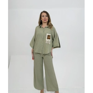 Cep Nakış Detay Takım Yeşil