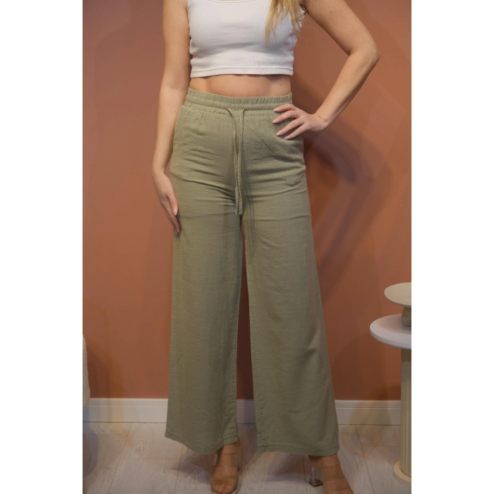 BAĞCIKLI ASTARLI PALAZZO YEŞİL