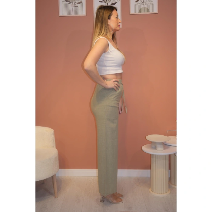 BAĞCIKLI ASTARLI PALAZZO YEŞİL