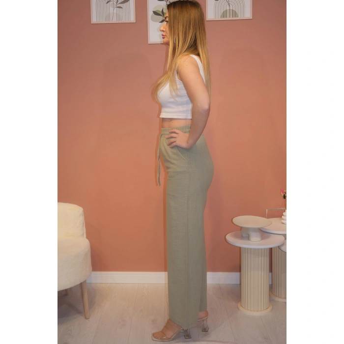 BAĞCIKLI ASTARLI PALAZZO YEŞİL