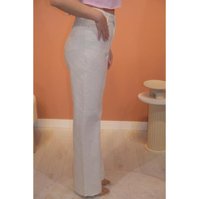 ÖRGÜ DETAYLI PANTOLON