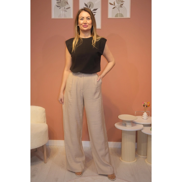 BOL PAÇA PANTOLON TAŞ