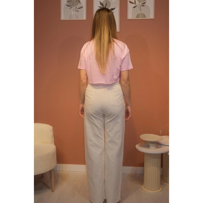 Kısa Kol Basic Crop Tişört