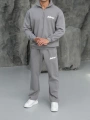 Erkek Gri Fermuar Yaka Eşofman Takımı