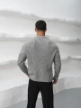 Erkek Gri Triko Örme Kazak