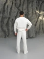 Erkek Beyaz Oversize Eşofman Takımı