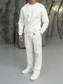 Erkek Beyaz Oversize Eşofman Takımı
