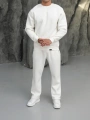 Erkek Beyaz Oversize Eşofman Takımı