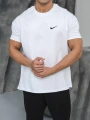 Oversize Nike Baskılı Kollar Dar Kesim T-Shirt