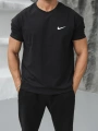 Oversize Nike Baskılı Kollar Dar Kesim T-Shirt