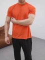 OVERSİZE ORANGE RENK KOLLAR DAR KESİM T-SHİRT