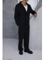 SİYAH BAXY FİT KRUVAZE TAKIM
