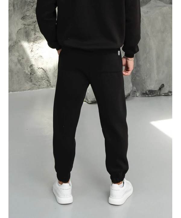 Erkek Siyah Jogger Eşofman Altı