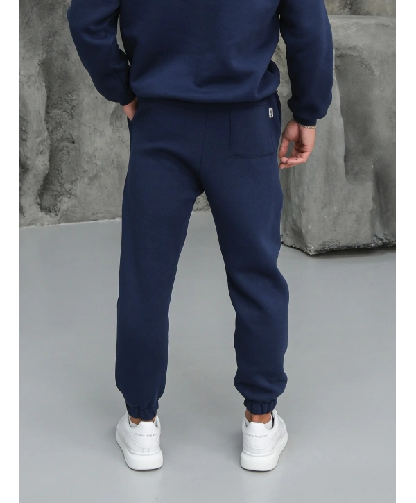 Erkek İndigo Jogger Eşofman Altı